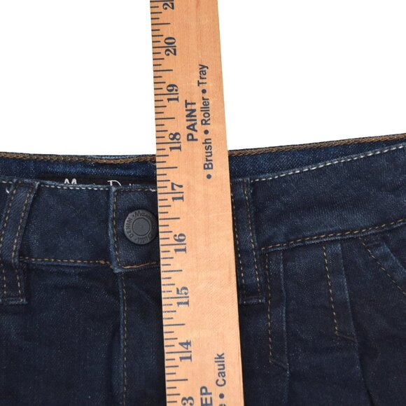 Massimo Dutti Dark Denim Skirt Minimalist 90s Y2k Streetwear Sz 27 Eur 36 - Picture 5 of 7